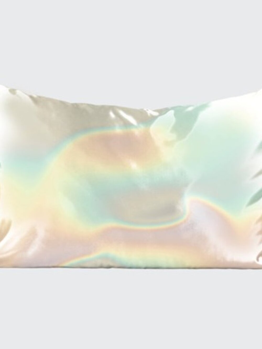 KItsch Iridescent Satin Zippered Pillowcase - Aura